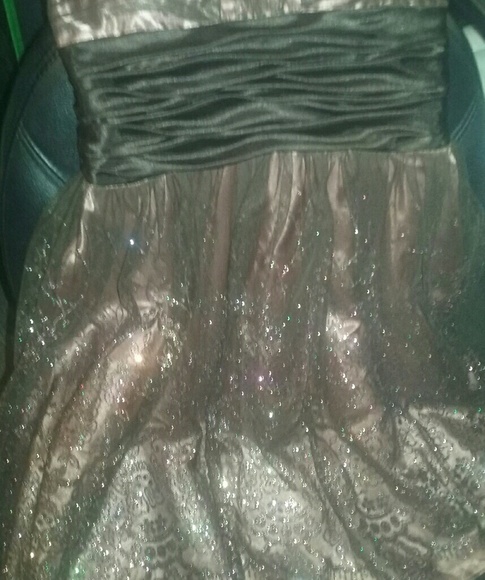 Pretty In Pink😘 Size 1/2 pink & brown Minidress - Picture 4 of 8